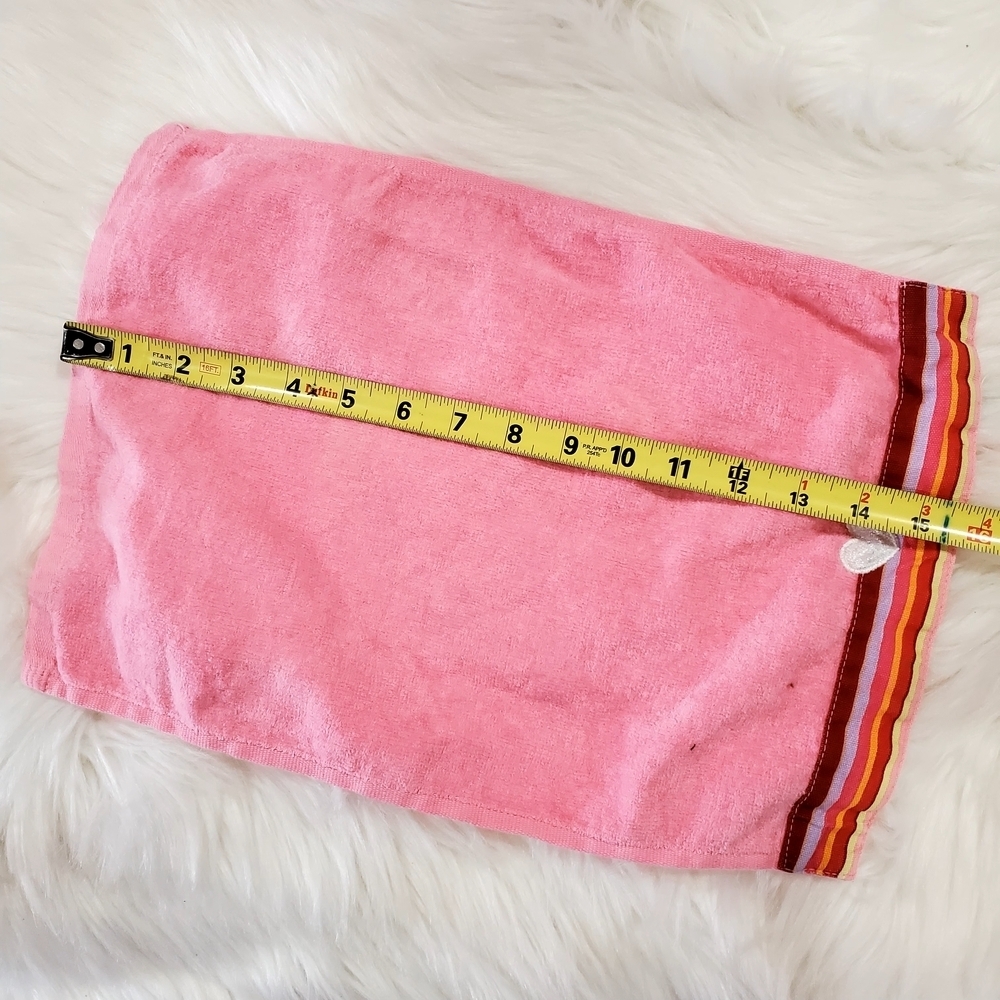 Pink Heart-Embroidered Kids Towel Set - Picture 5 of 6